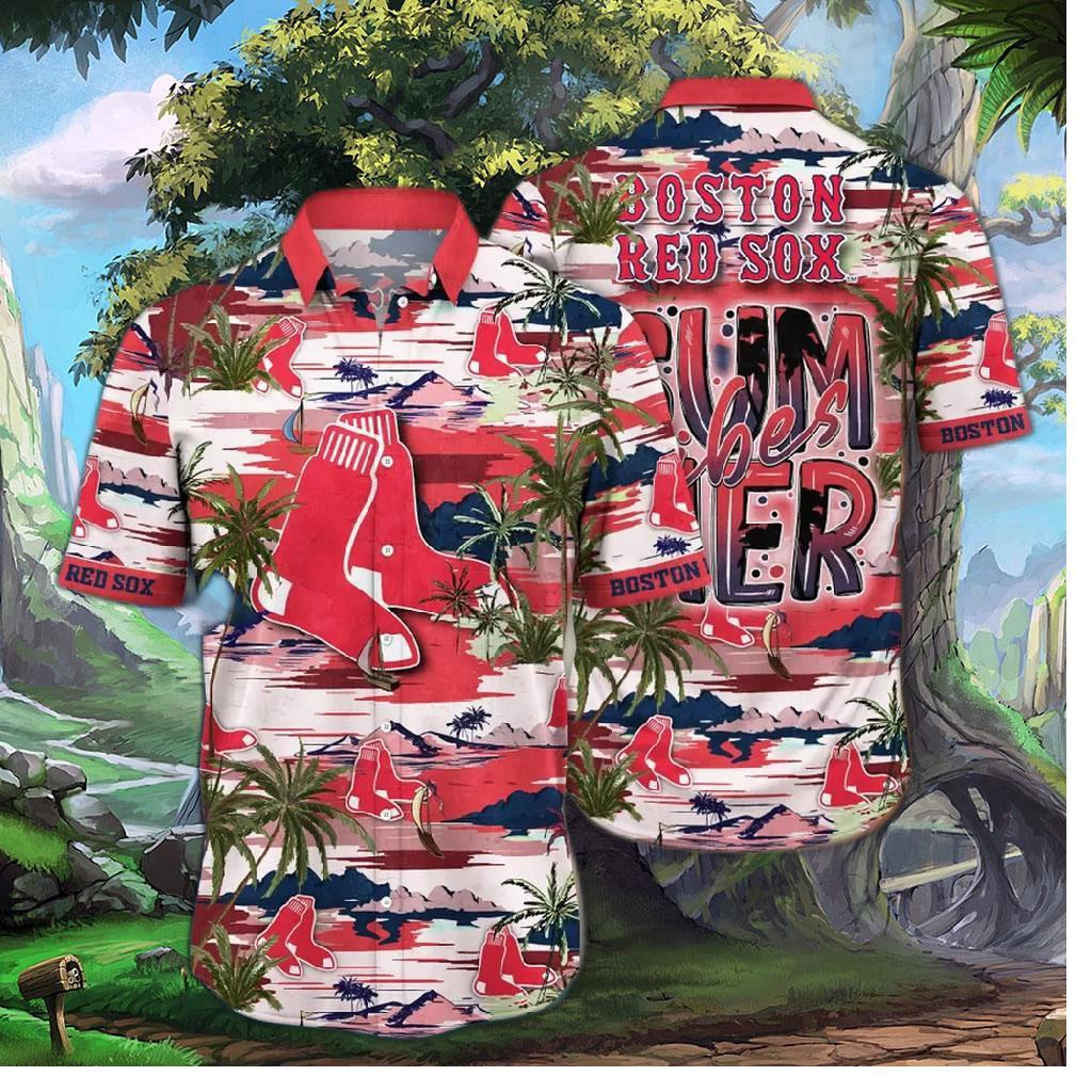 Boston Red Sox Endless Summer Beach Vibes Hawaiian Shirt
