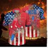 Boston Red Sox Leopard Stars & Stripes Celebration Hawaiian Shirt