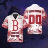 Boston Red Sox Retro Waves Hawaiian Shirt