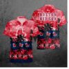 Boston Red Sox Sunset Beach Hawaiian Shirt