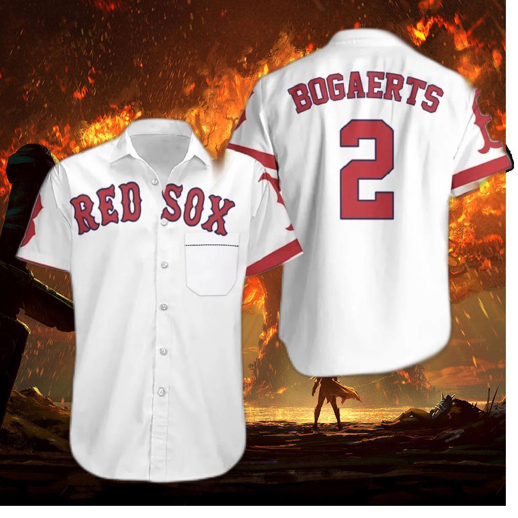 Boston Red Sox Xander Bogaerts Tribute Hawaiian Shirt