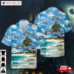 Brazilian Air Force Sikorsky Uh-60 Blackhawk Hawaiian Shirt