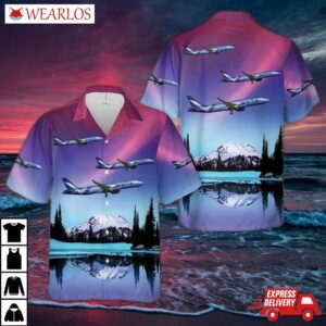Breeze Airways Airbus A220-300 Hawaiian Shirt