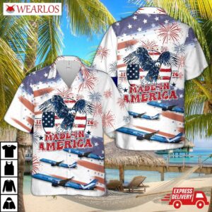 Breeze Airways Embraer 190-200igw, 4th Of July Hawaiian Shirt