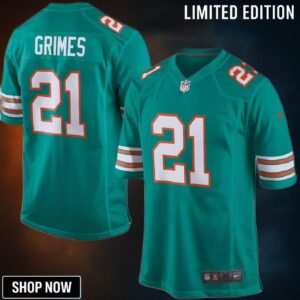 Brent Grimes Miami Dolphins Nike Alternate Game Jersey - Aqua