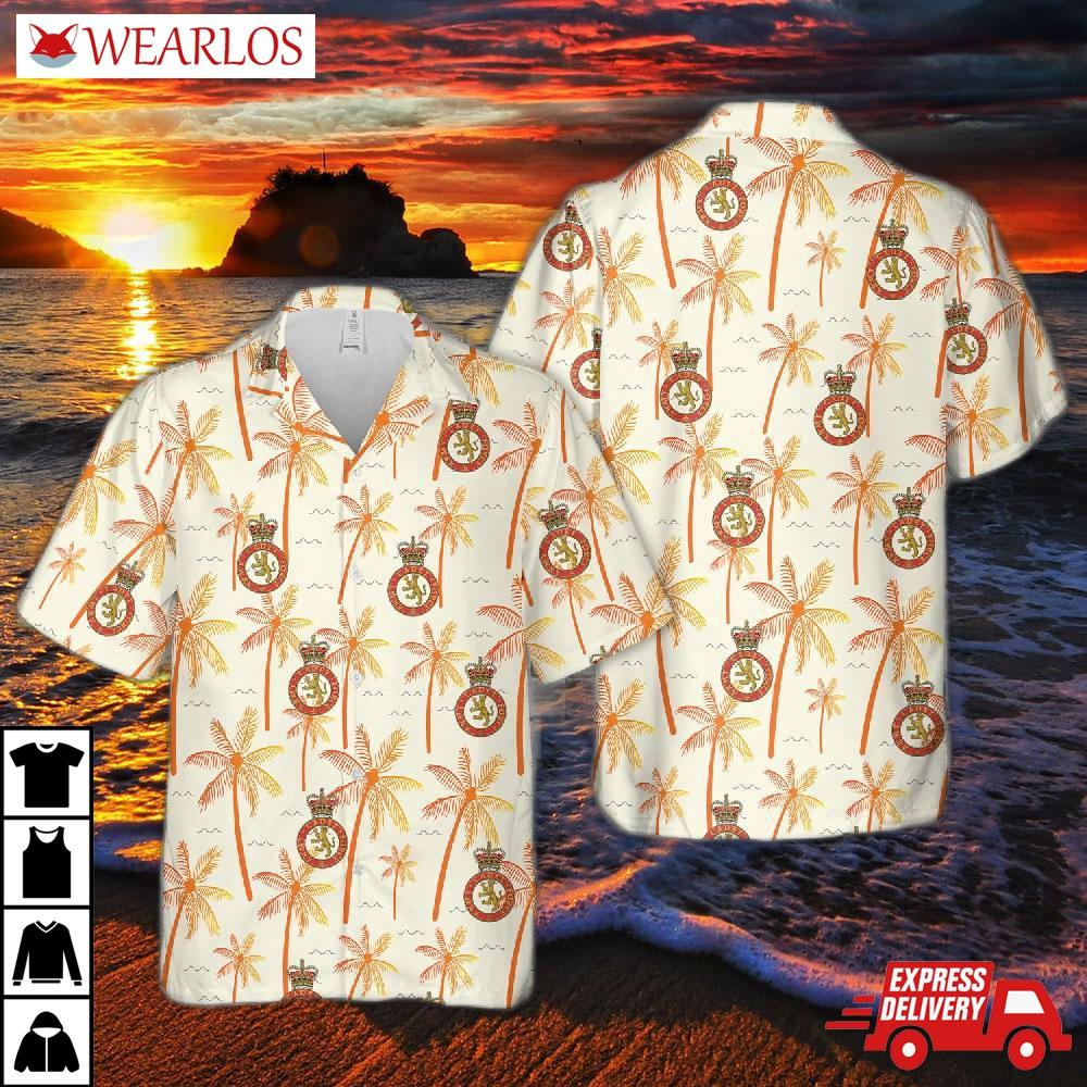 British Army Cadet Force (acf) Hawaiian Shirt