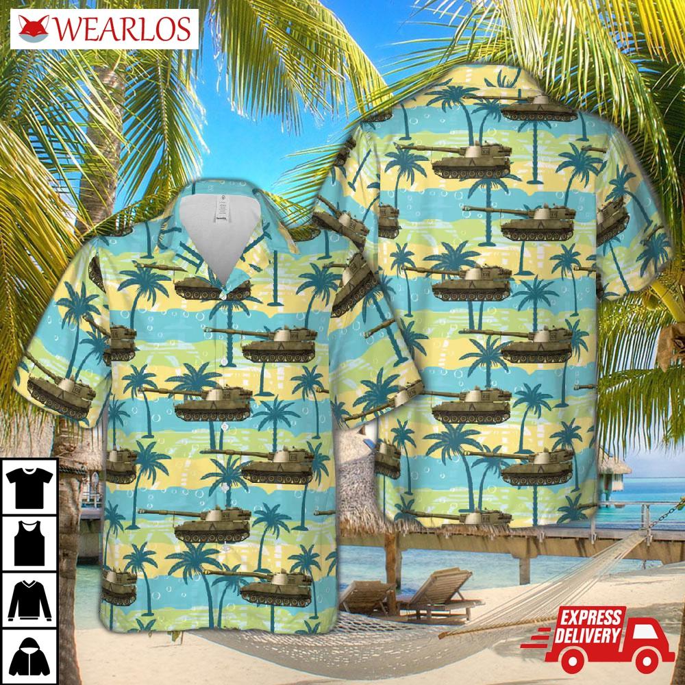 British M109a2, 2nd Gulf War, 2003 Hawaiian Shirt