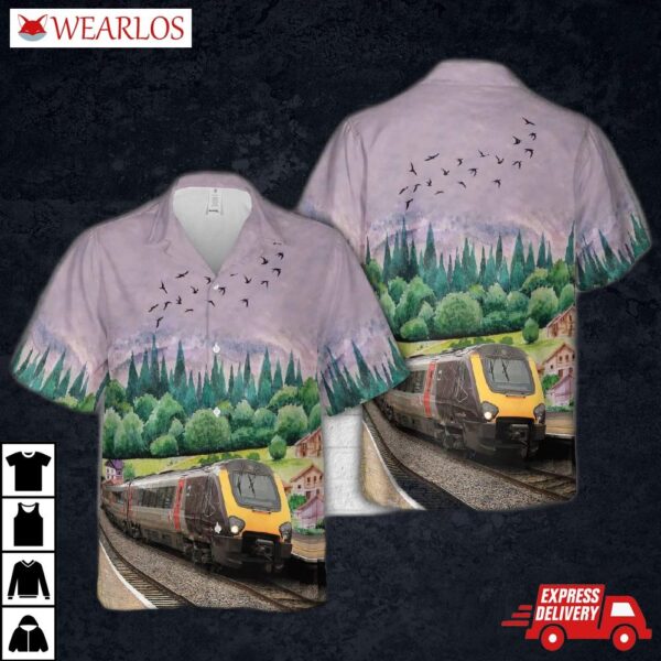 British Rail Diesel Multiple Unit Classes Class 221 Super Voyager Hawaiian Shirt