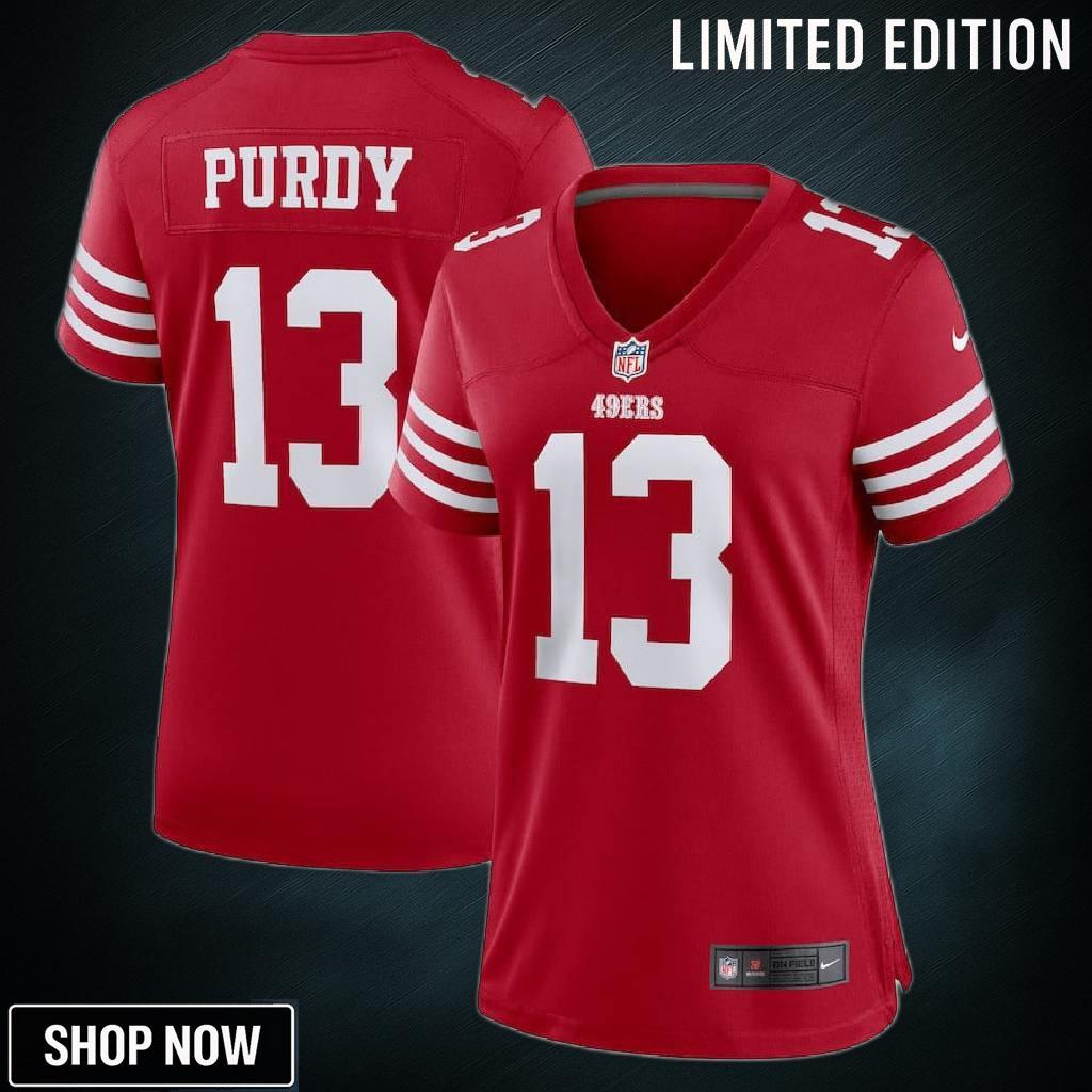 Brock Purdy San Francisco 49ers Women's Game Player Jersey - Scarlet