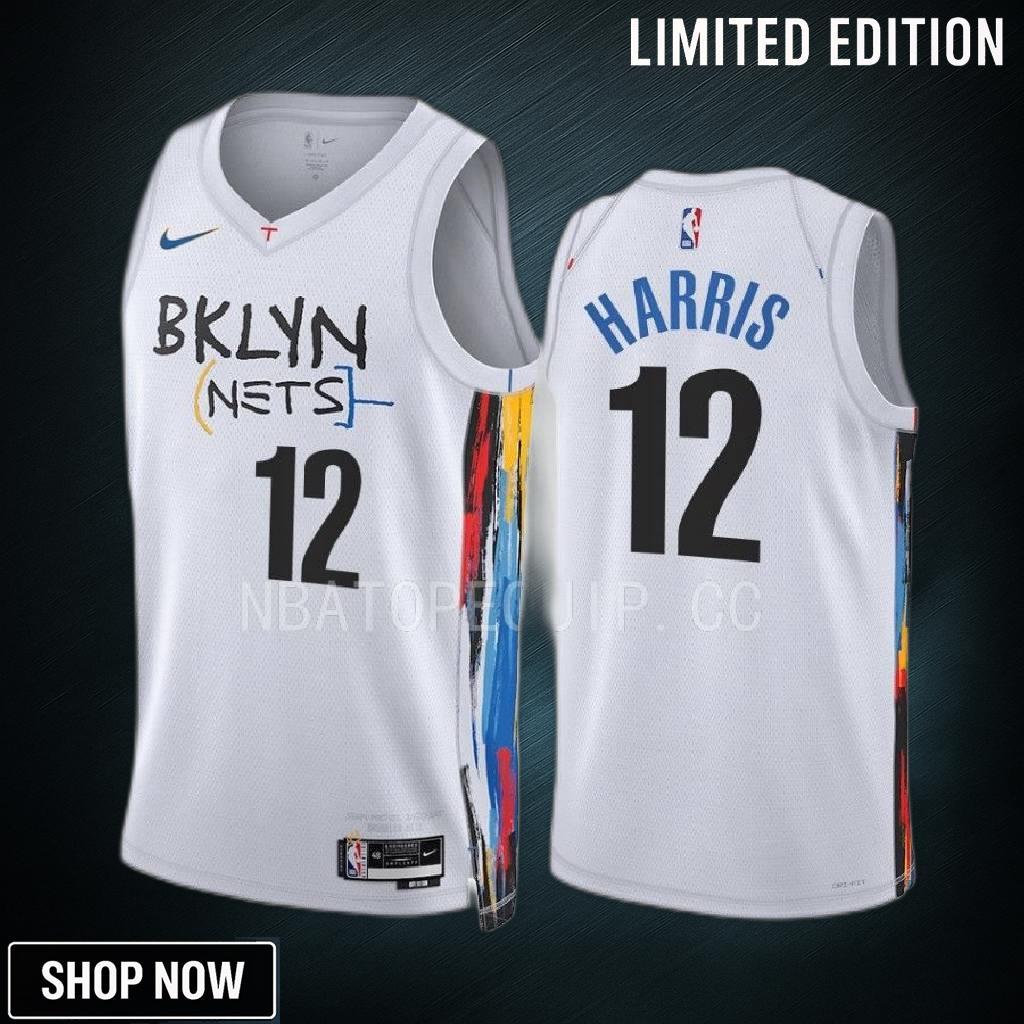 Brooklyn Nets Joe Harris 12 -23 City Edition White Jersey Swingman