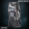 Brooklyn Nets Nike City Edition Swingman Jersey - Custom Unisex