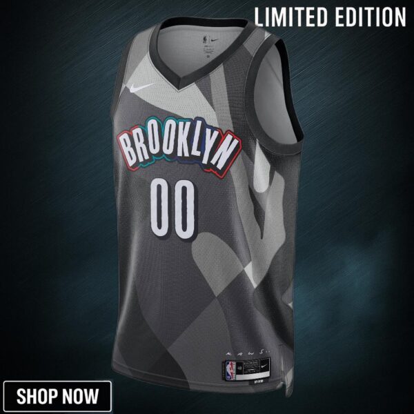 Brooklyn Nets Nike City Edition Swingman Jersey - Custom Unisex