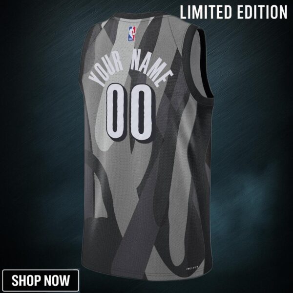 Brooklyn Nets Nike City Edition Swingman Jersey - Custom Unisex