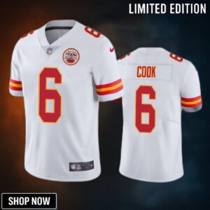 Bryan Cook 6 Kansas City Chiefs White Vapor Limited Jersey