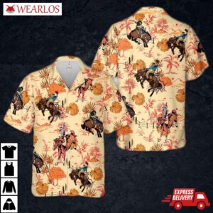 Bucking Horse Hawaiian Shirt
