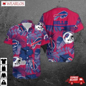 Buffalo Bills Hibiscus Helmets Hawaiian Shirt