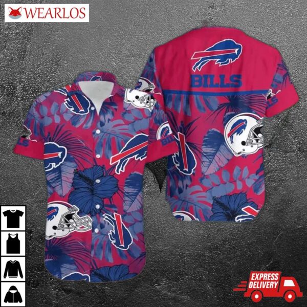 Buffalo Bills Hibiscus Helmets Hawaiian Shirt