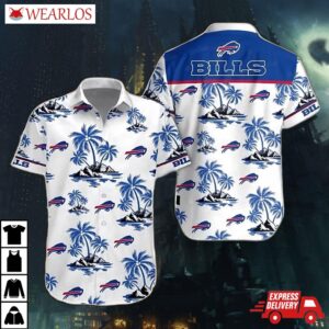 Buffalo Bills Island Oasis Hawaiian Shirt