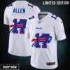 Buffalo Bills Josh Allen #17 Nfl 2025 White Jersey