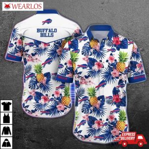 Buffalo Bills Tropical Pineapple Hawaiian Shirt