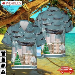 C-17 Globemaster 3D New York Air National Guard Christmas Hawaiian Shirt