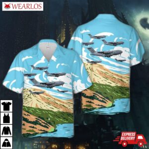 C-17 Us Air Force 437 Airlift Wing Hawaiian Shirt