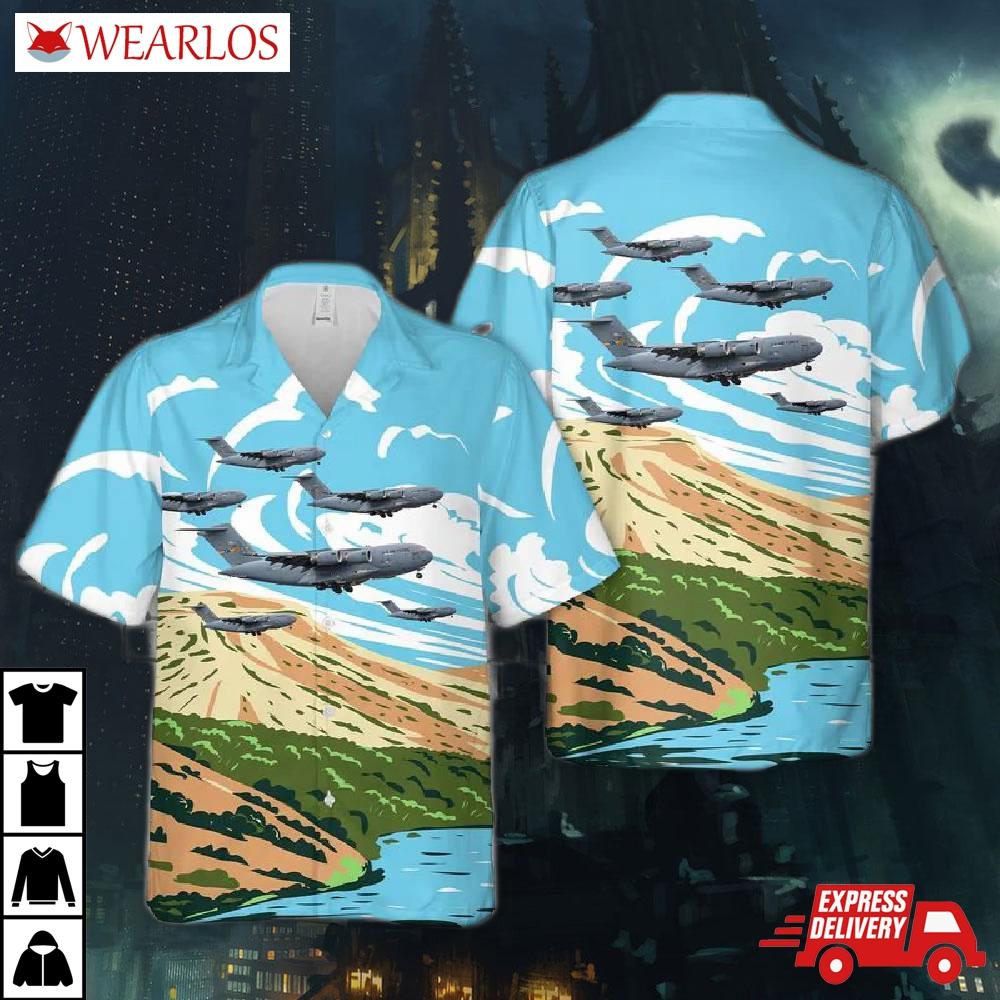 C-17 Us Air Force 437 Airlift Wing Hawaiian Shirt