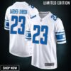 C.j. Gardner-johnson 23 Detroit Lions Game Men Jersey - White