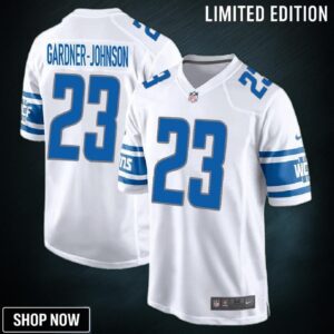C.j. Gardner-johnson 23 Detroit Lions Game Men Jersey - White