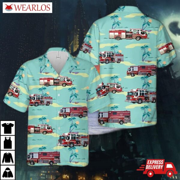 Calgary Fire Department Hawaiian Shirt