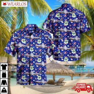 California Air National Guard 146th Airlift Wing Lockheed Martin C-130j-30 Hercules Hawaiian Shirt