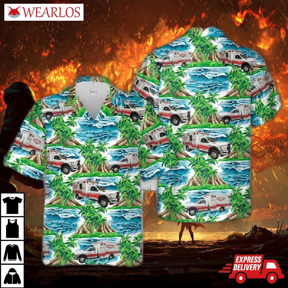 California El Dorado County Ems Hawaiian Shirt