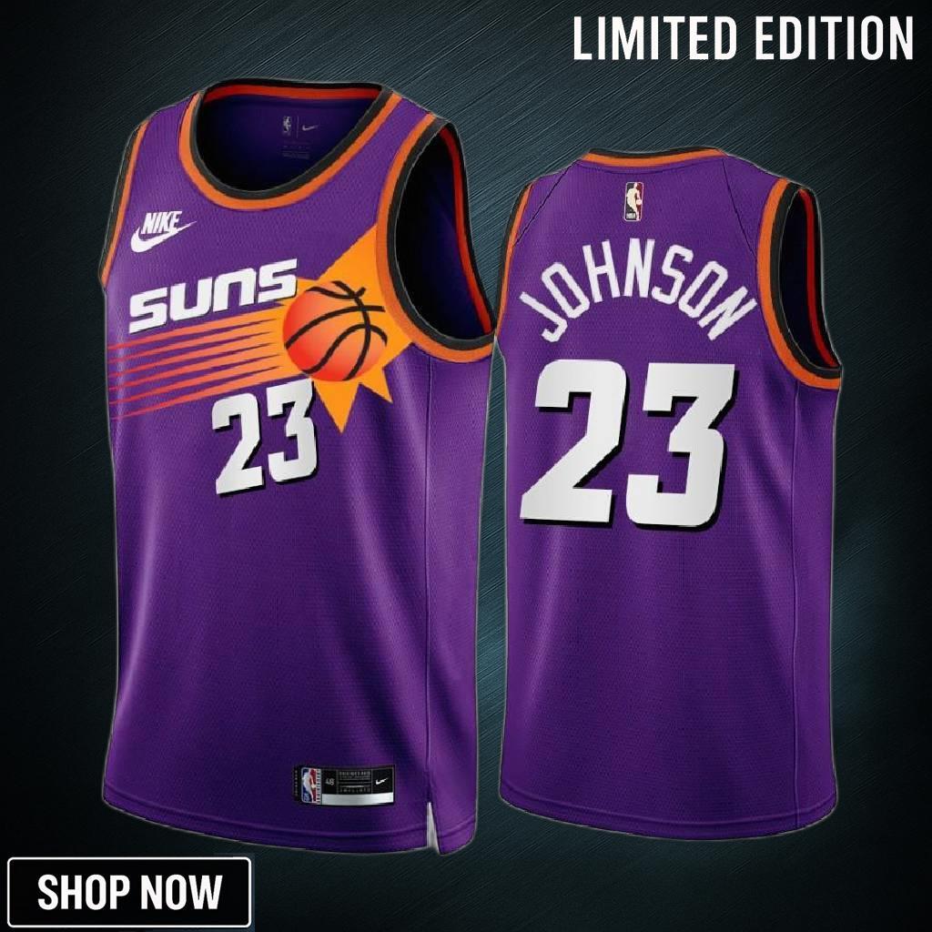 Cameron Johnson -23 Phoenix Suns Purple 23 Classic Edition Jersey - Men