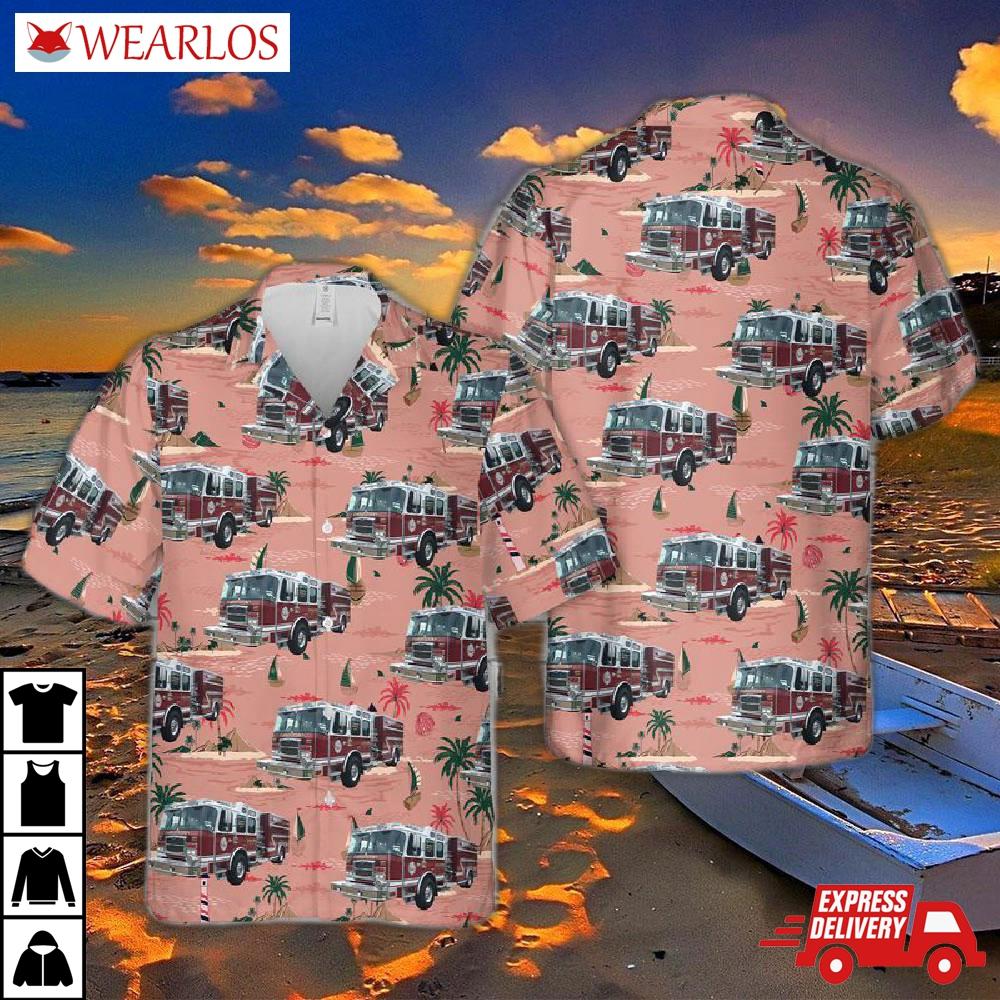 Canada Charlottetown Fire Department Hawaiian Shirt