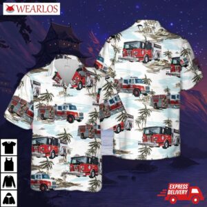 Canada Lunenburg And District Fire Department Hawaiian Shirt
