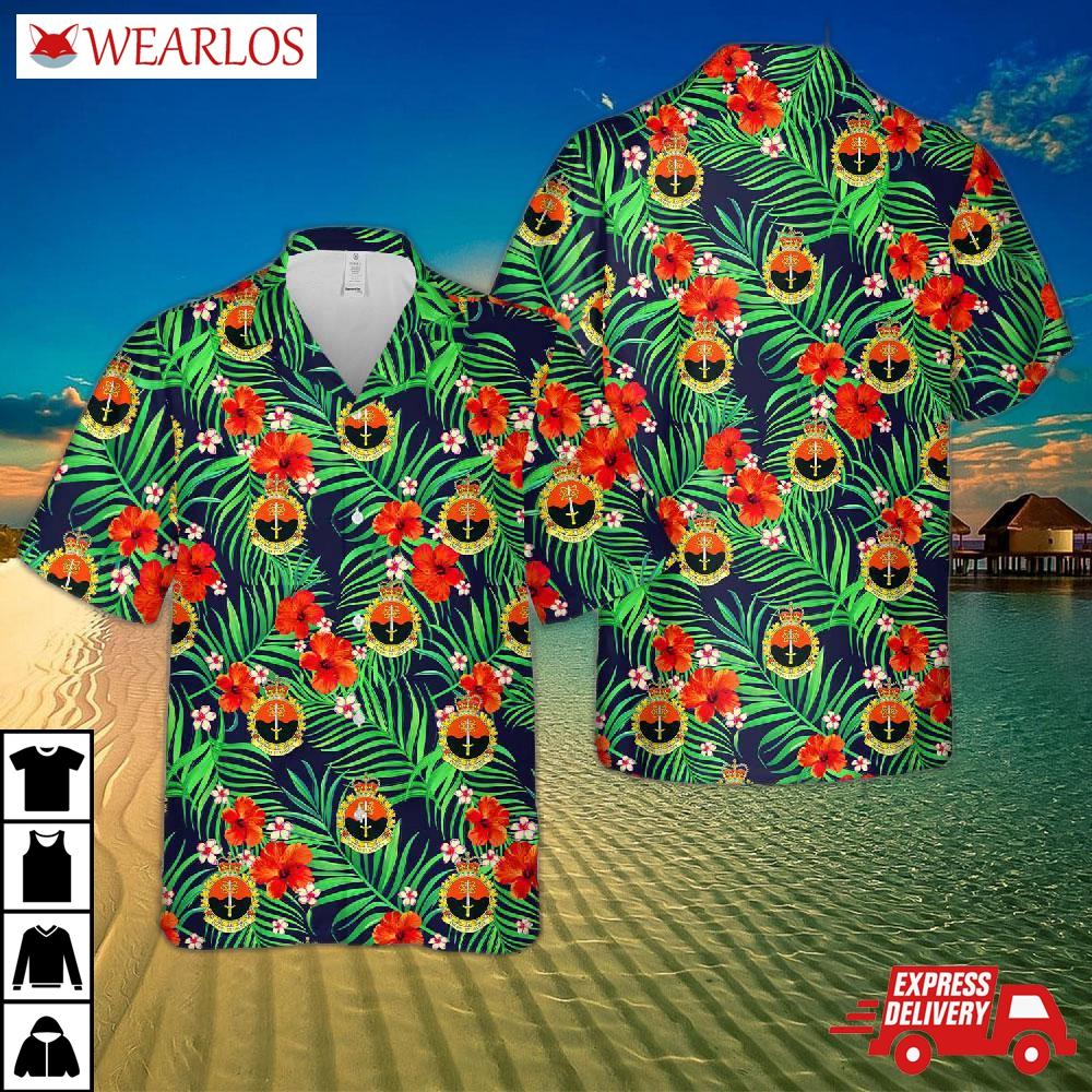Canadian Army, 21 Electronic Warfare Regiment (21 Ew) Hawaiian Shirt