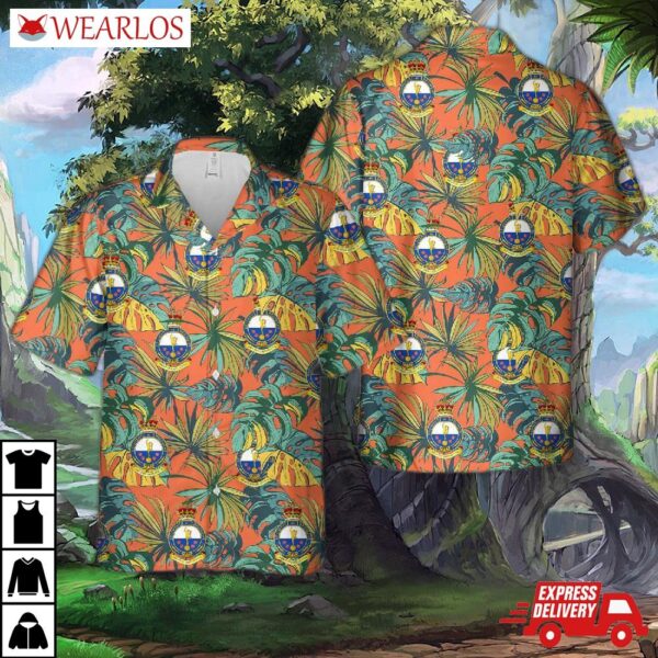 Canadian Army, 41 Signal Regiment Hawaiian Shirt