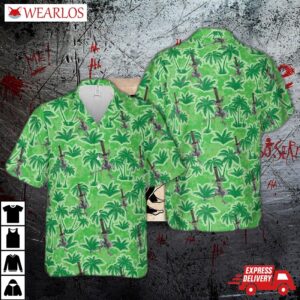 Canadian Army 81mm Mortar L16 Hawaiian Shirt
