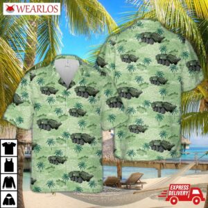 Canadian Army Armoured Combat Support Vehicle (acsv) Hawaiian Shirt