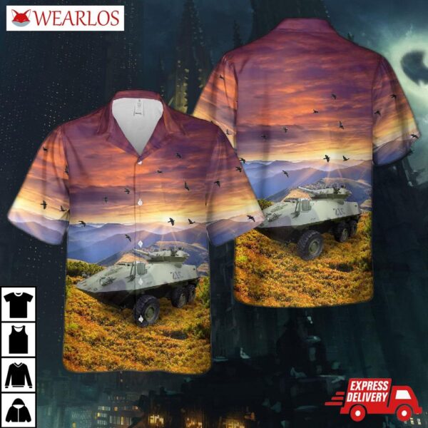 Canadian Army Avgp Grizzly Hawaiian Shirt