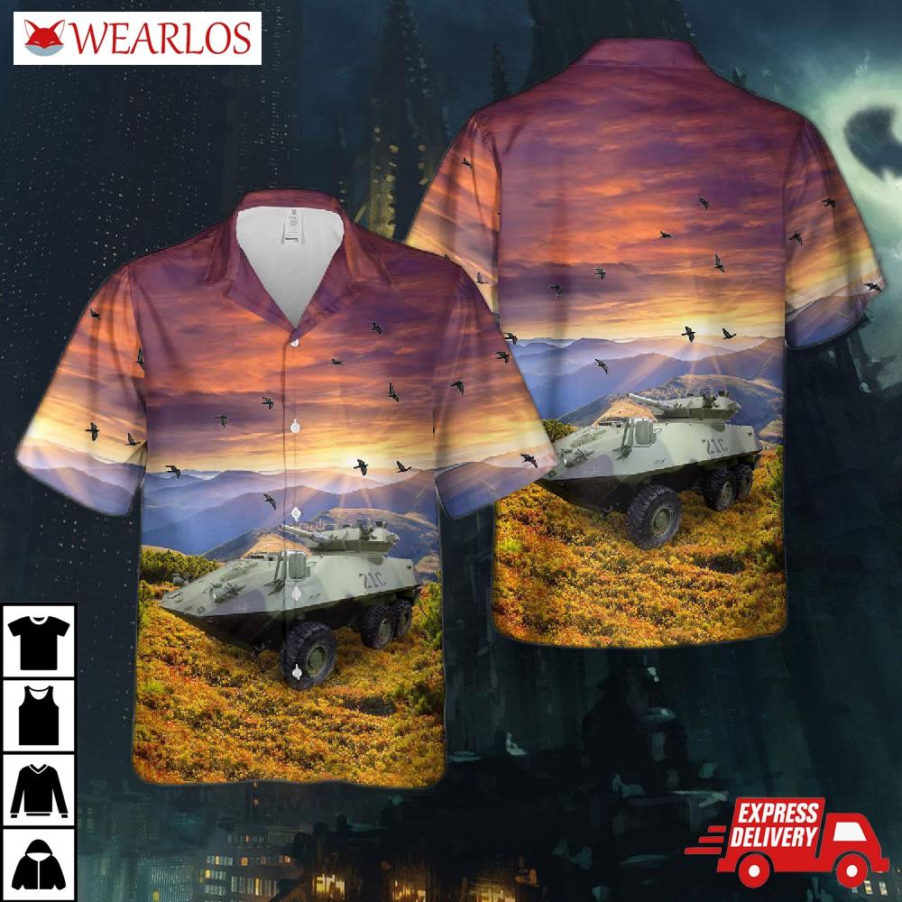 Canadian Army Avgp Grizzly Hawaiian Shirt
