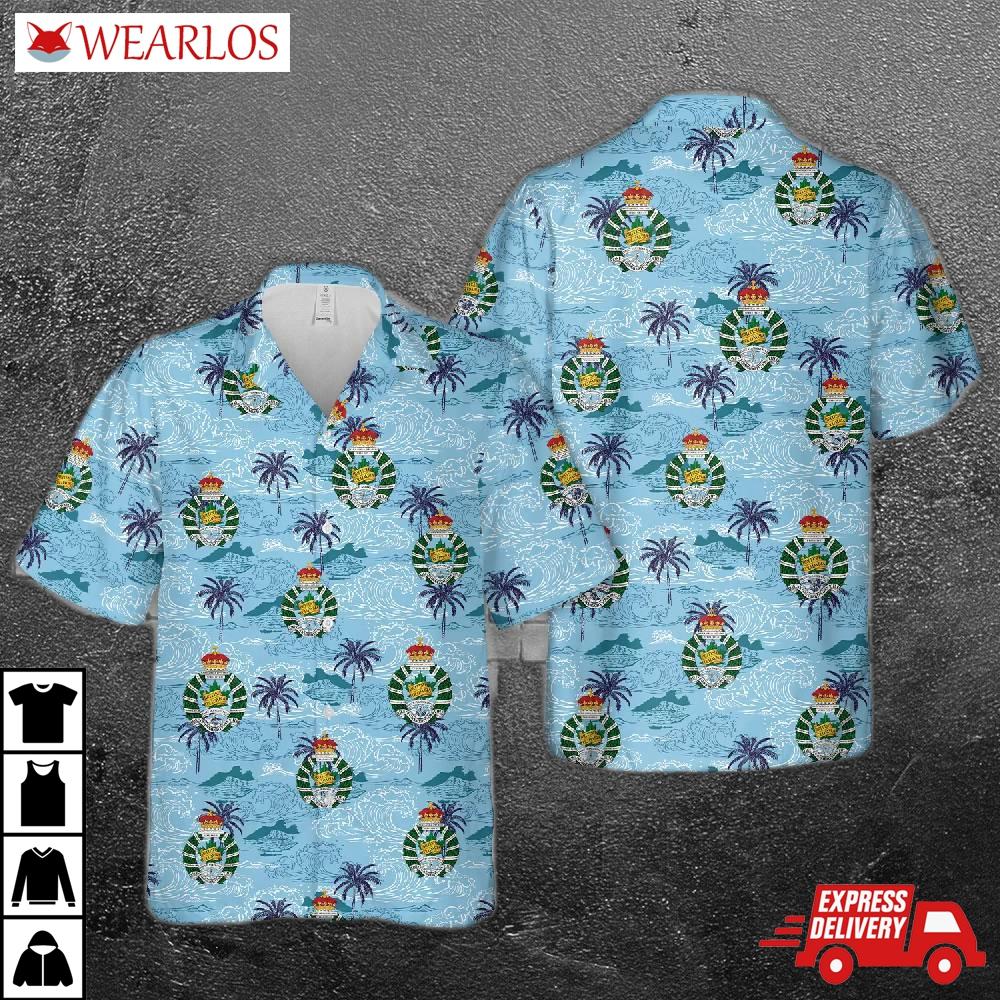 Canadian Army British Columbia Regiment (duke Of Connaught's Own) Hawaiian Shirt