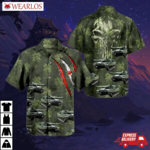Canadian Army Leopard 2a4 Tank Hawaiian Shirt