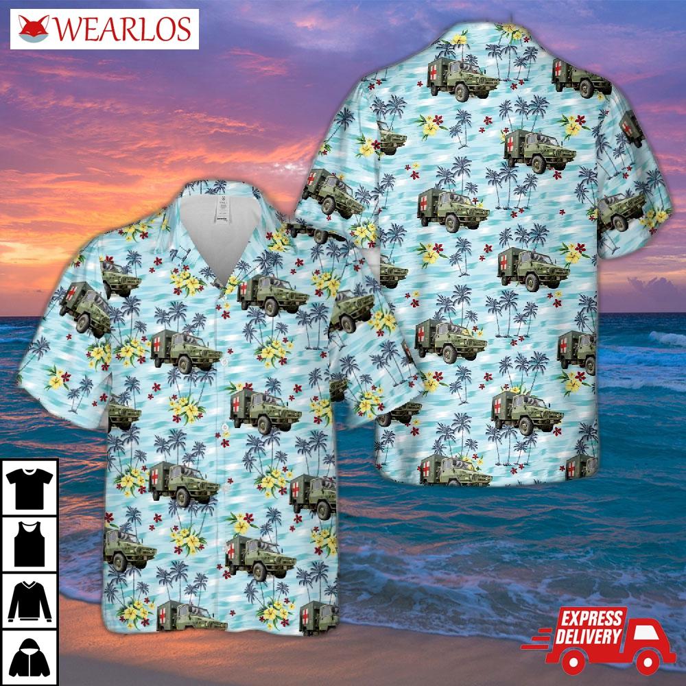 Canadian Army Lsvw Hawaiian Shirt