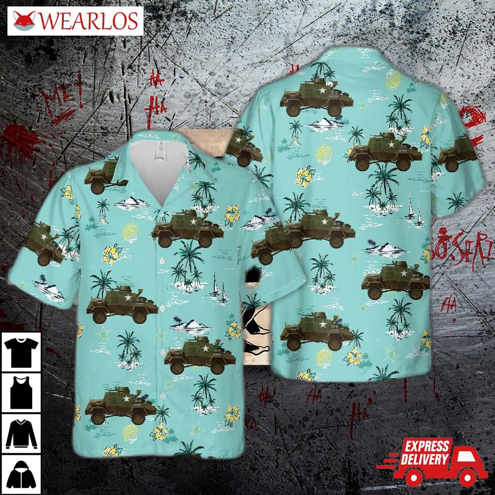 Canadian Army Otter Mk.i From The 4th Armoured Division, 2nd Corps Hawaiian Shirt
