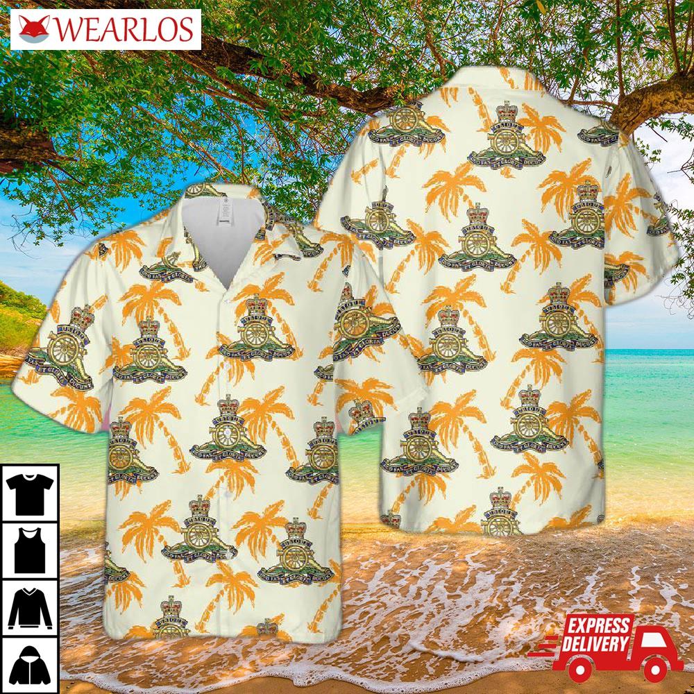 Canadian Army, Royal Regiment Of Artillery Hawaiian Shirt
