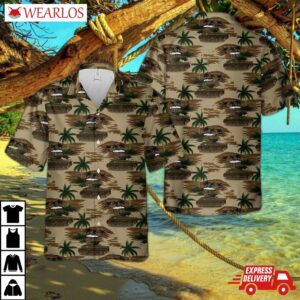 Canadian Army Sherman M4a3(76)w Hvss Tank Cassino, C Squadron, The Lord Strathcona’s Horse (royal Canadians) Hawaiian Shirt