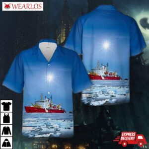 Canadian Coast Guard Ccgs Amundsen Pierre Radisson-class Icebreaker Hawaiian Shirt