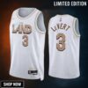 Caris Levert 3 -23 Cleveland Cavaliers White City Edition Jersey Swingman