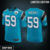Carolina Panthers 25th Anniversary Luke Kuechly Blue Classic Limited Jersey